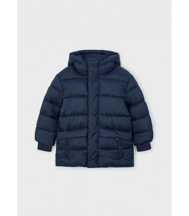 CHAQUETÓN LARGO MARINO