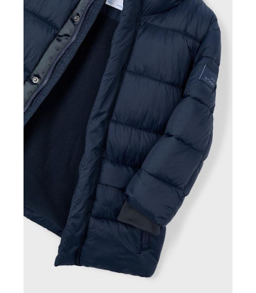 CHAQUETÓN LARGO MARINO