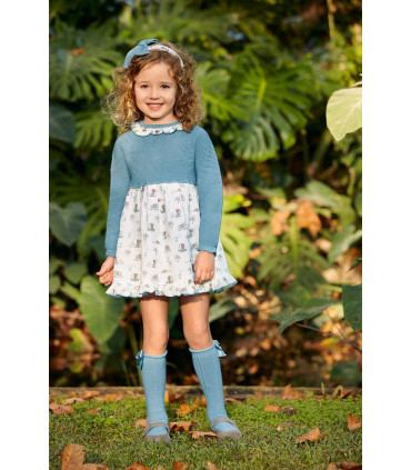 VESTIDO COMBINADO ANIMALITOS