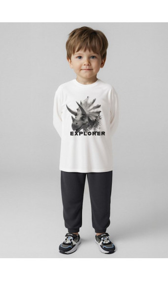 PANTALÓN DE CHÁNDAL BÁSICO PIZARRA