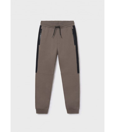 PANTALÓN DE CHÁNDAL CONTRASTE LODO