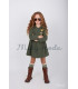 VESTIDO VERDE MILITAR