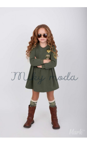VESTIDO VERDE MILITAR