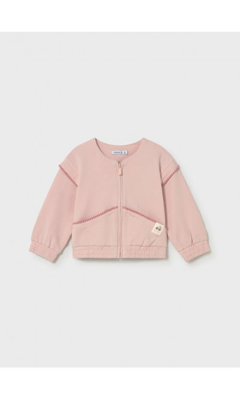SUDADERA ROSA CON CREMALLERA