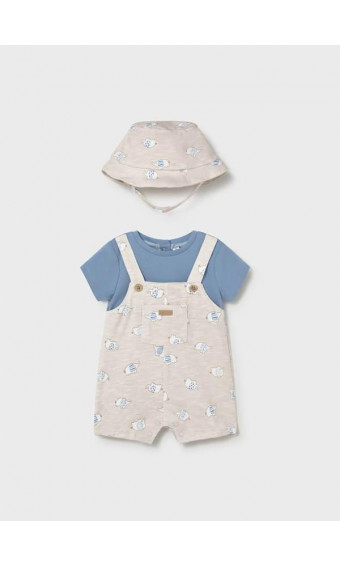 PELELE PETO SIMULADO ELEFANTES CON GORRO