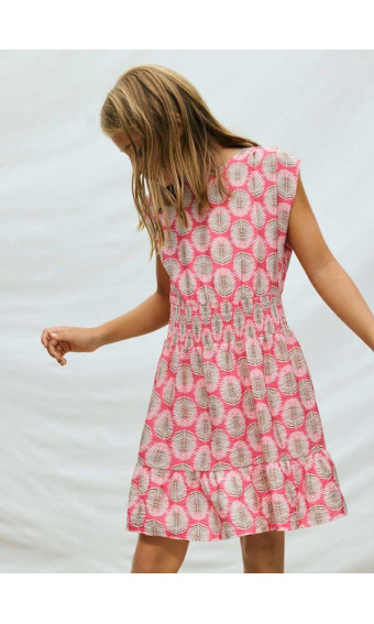 VESTIDO ESTAMPADO CORAL CHICA