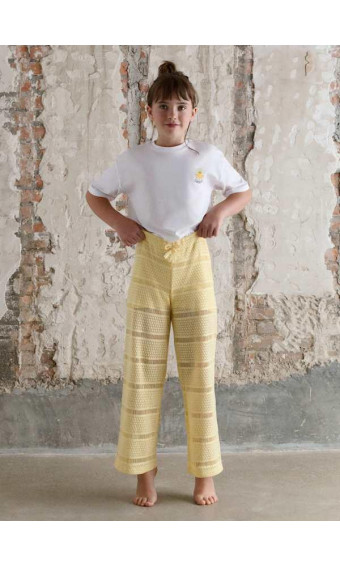 PANTALÓN LARGO CROCHET CHICA