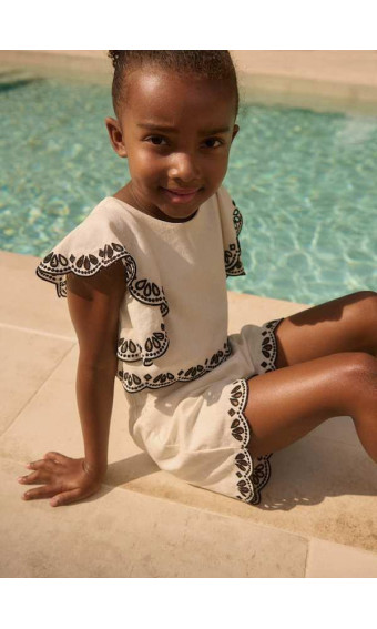 CONJUNTO BORDADO ONDAS