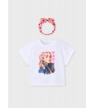 CAMISETA CON DIADEMA ESTAMPADA