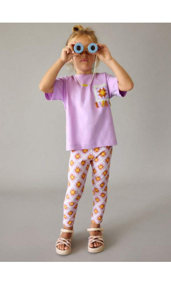 CONJUNTO LEGGING ESTAMPADO FLORES