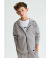 SUDADERA GRIS CREMALLERA