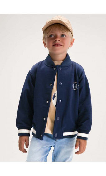 SUDADERA AZUL BOMBER