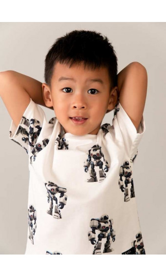 CAMISETA ESTAMPADA ROBOTS