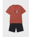 CONJUNTO BERMUDA Y CAMISETA RELIEVE