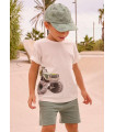 CONJUNTO BERMUDA Y CAMISETA COCHE