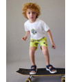 CONJUNTO BERMUDA ESTAMPADA Y CAMISETA