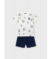 CONJUNTO BERMUDA Y CAMISETA ESTAMPADA