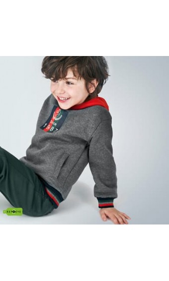 MAYORAL SUDADERA CAPUCHA BICOLOR