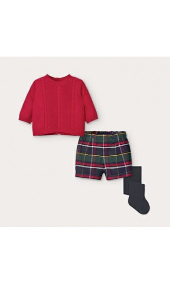 CONJUNTO MAYORAL PANTALÓN CUADROS