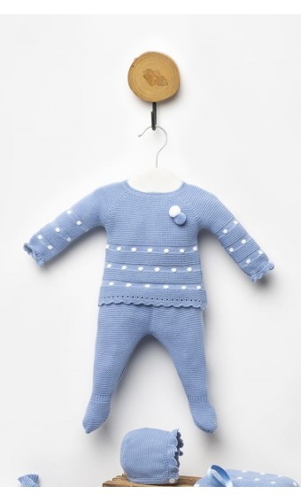 CONJUNTO POLAINA AZUL