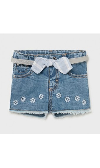 PANTALÓN CORTO TEJANO MAYORAL BORDADOS